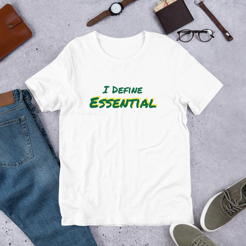 Essential (t-shirt: green type w/yellow)