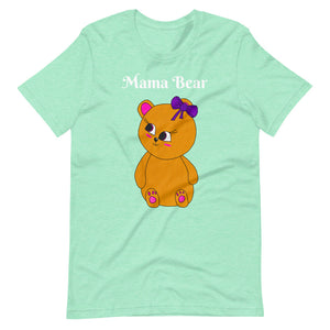 A Mama Bear with white type