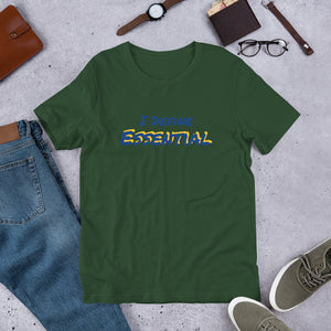 Essential (t-shirt: blue type w/yellow)