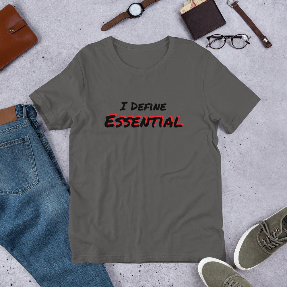 Essential (t-shirt:black type w/red)