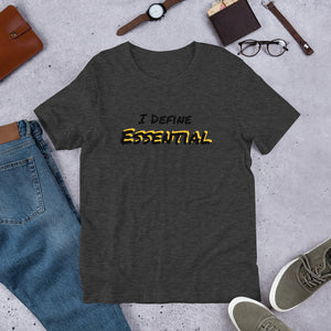 Essential (t-shirt: black type w/yellow)