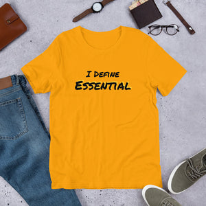 Essential (t-shirt: black type w/yellow)