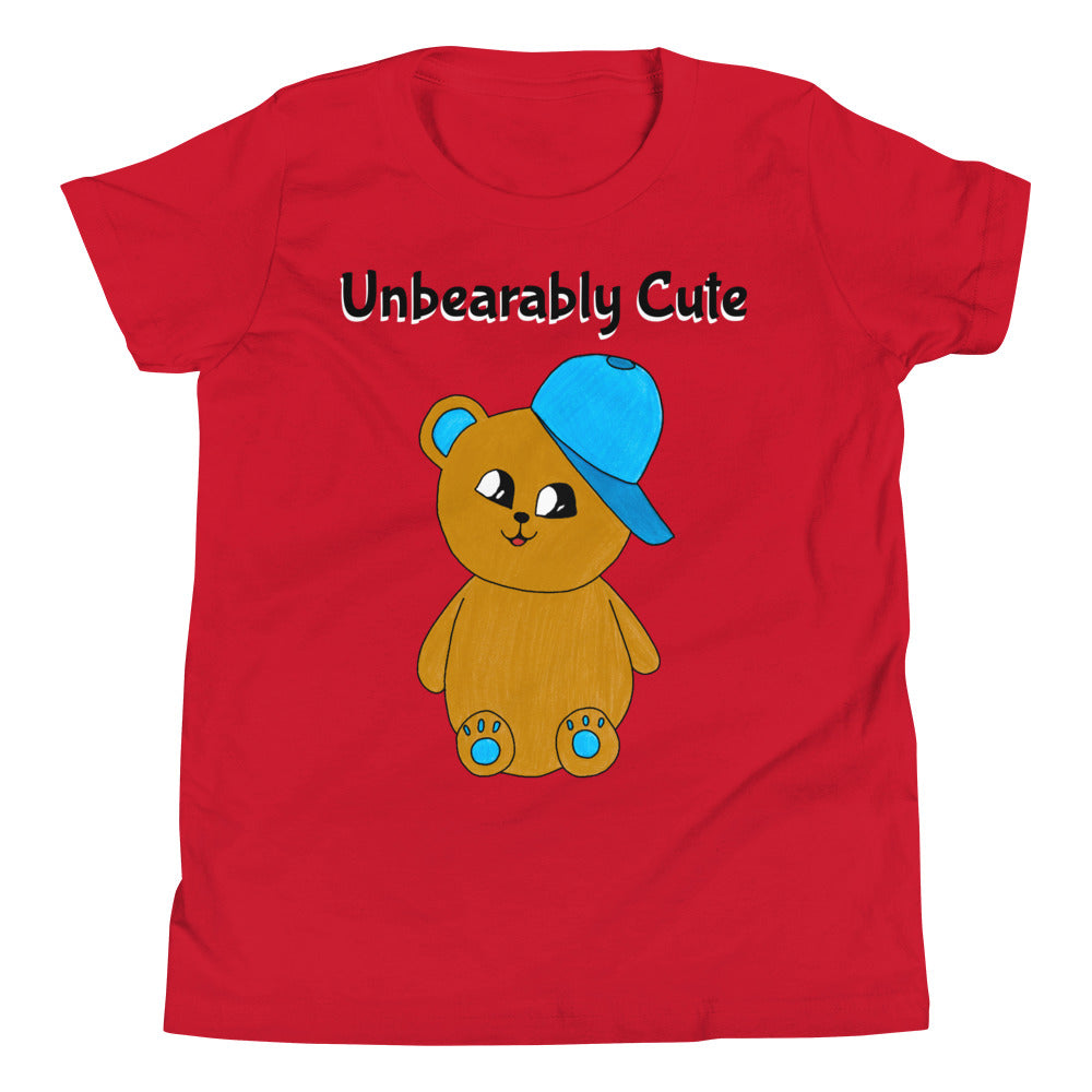 A Unbearably Cute Youth Short Sleeve T-Shirt (black type)