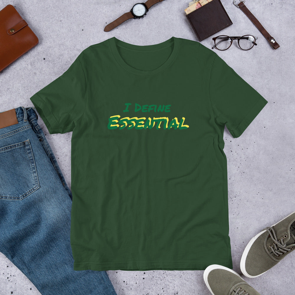 Essential (t-shirt: green type w/yellow)