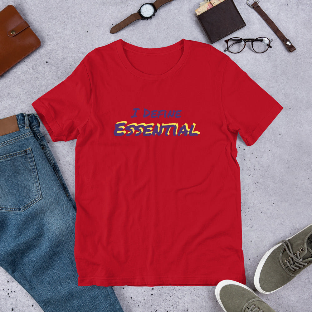 Essential (t-shirt: purple type w/yellow)