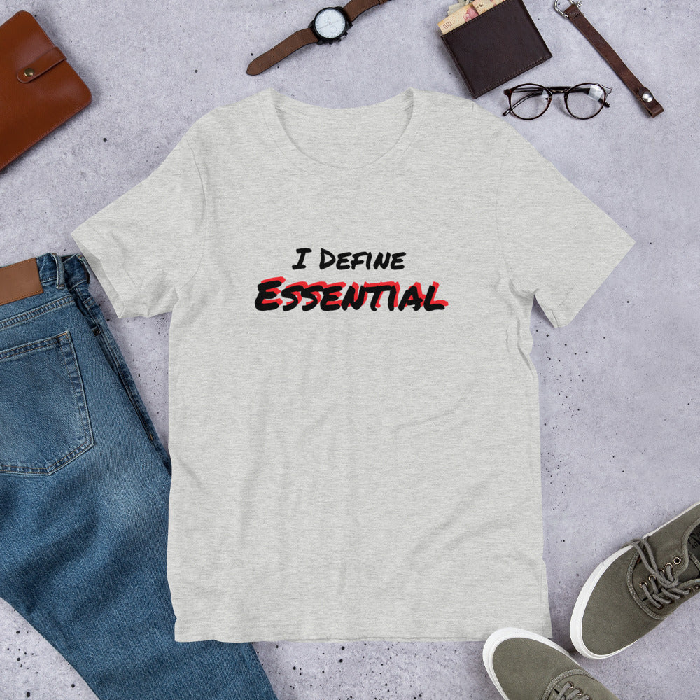 Essential (t-shirt:black type w/red)