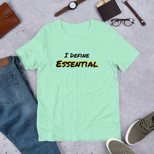 Essential (t-shirt: black type w/yellow)